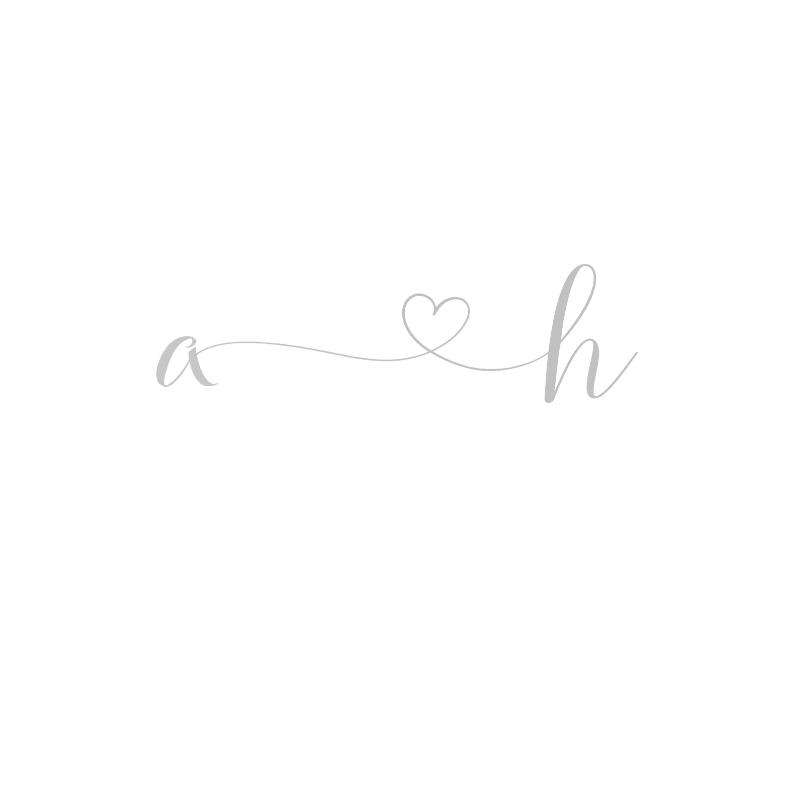 Authentic Counselling Logo showing the letter A connected to the letter H through a heart.